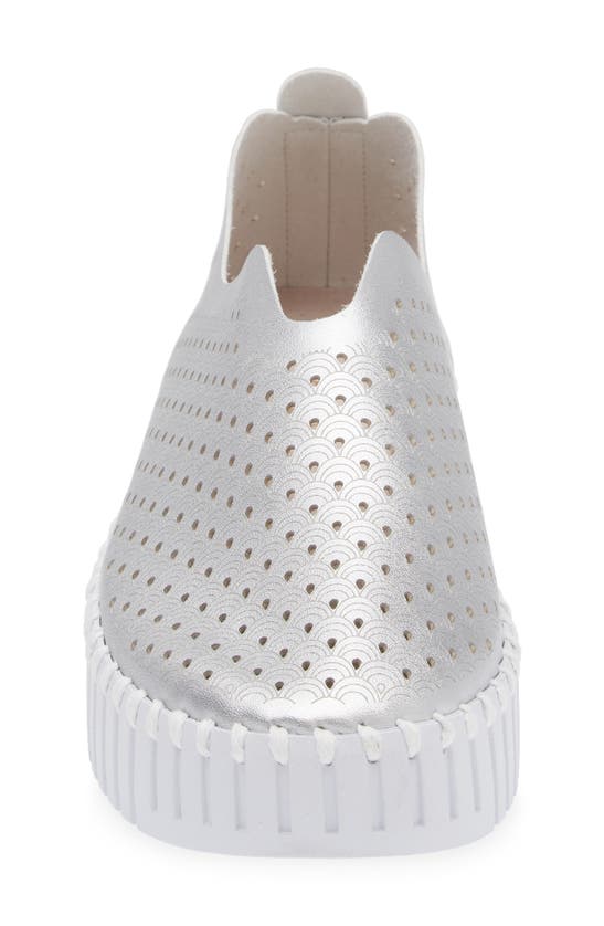 Shop Ilse Jacobsen Tulip Sneaker In Silver