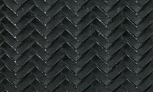 Johnston & Murphy Basketweave Card Holder In Black