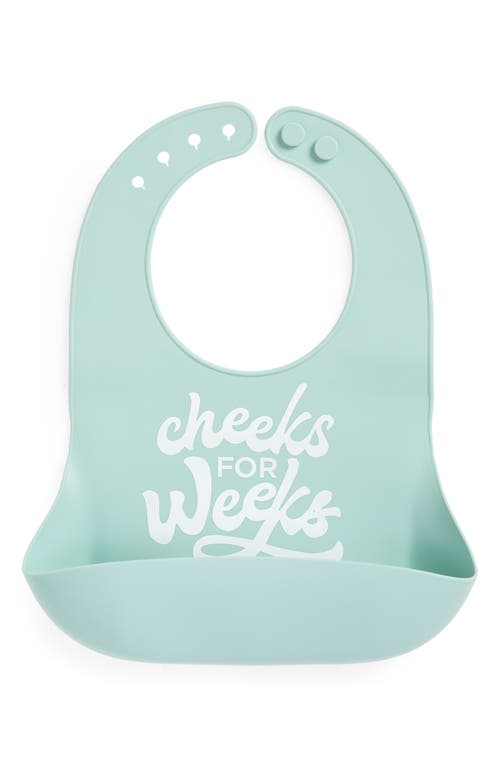 image Bella Tunno Cheeks For Weeks Wonder Bib In Teal At Nordstrom