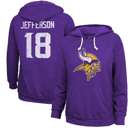 Justin Jefferson Minnesota Vikings Majestic Threads Player Name