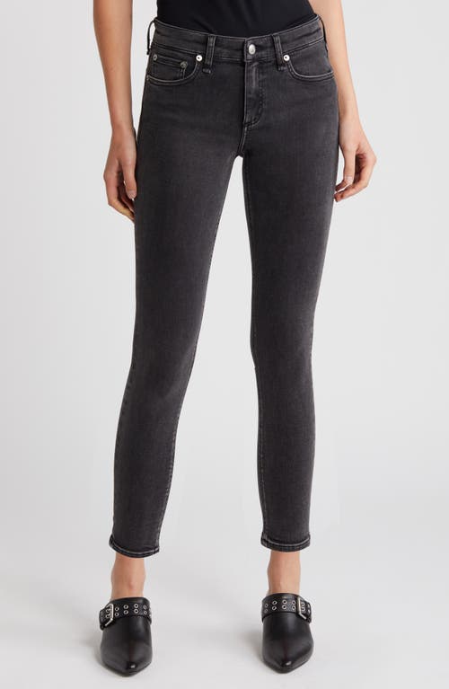 Shop Rag & Bone Cate Ankle Skinny Jeans In Washed Black