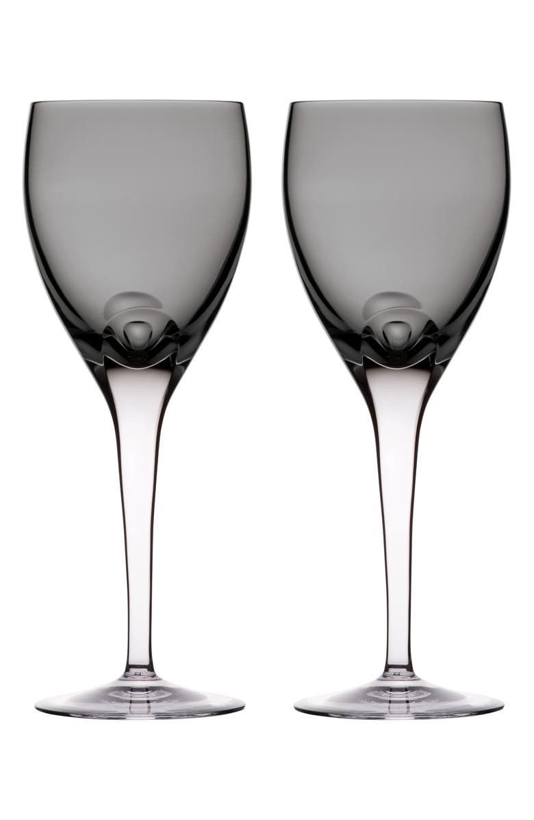 Waterford W Set Of 2 Lead Crystal Wine Glasses Nordstrom