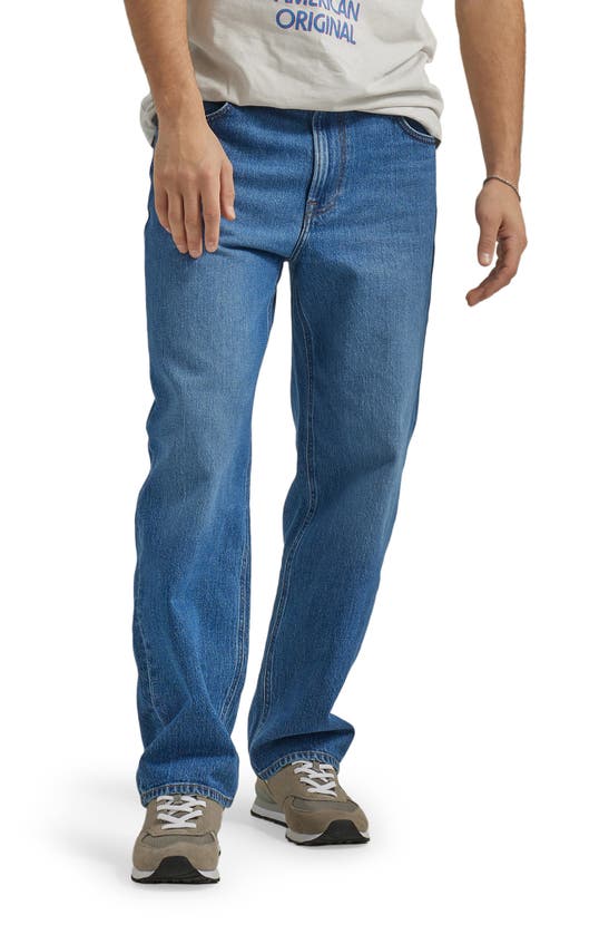 Lee Asher Loose Straight Leg Jeans In Azure