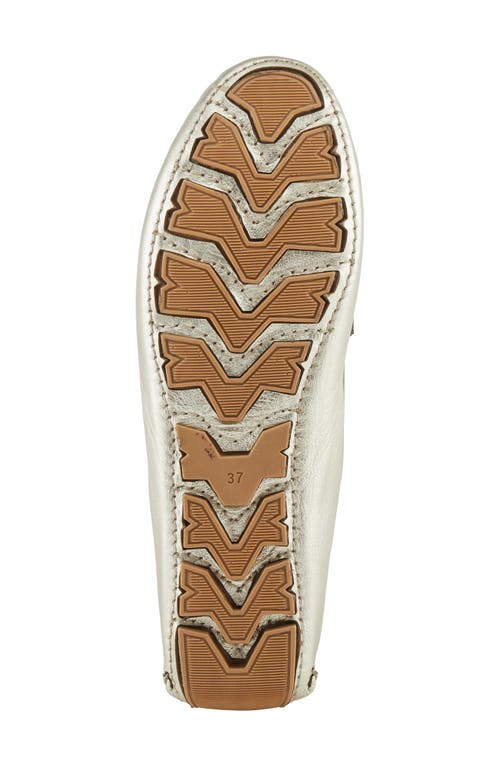 Spring Step Audette Penny Loafer In Silver