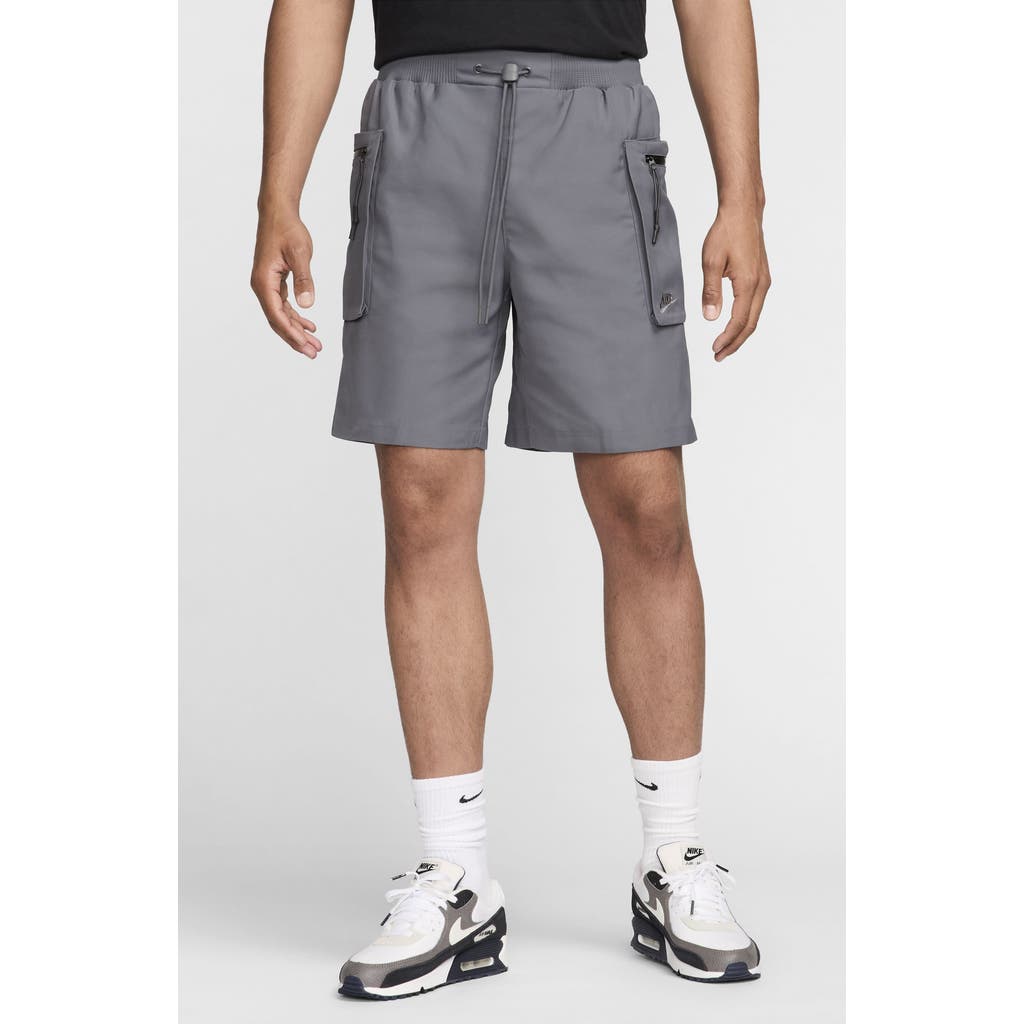 Nike Sportswear Tech Pack Utility Shorts In Iron Grey/black/iron Grey