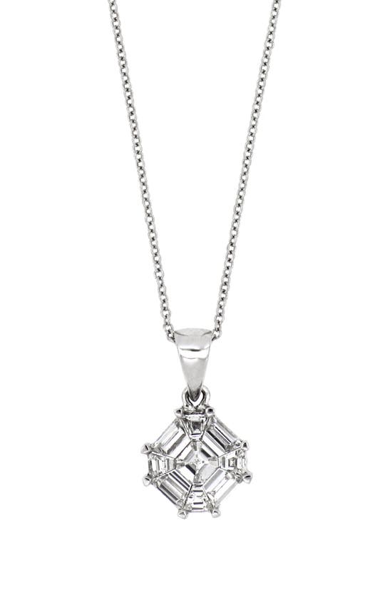 Shop Bony Levy Mika Diamond Pendant Necklace In 18k White Gold