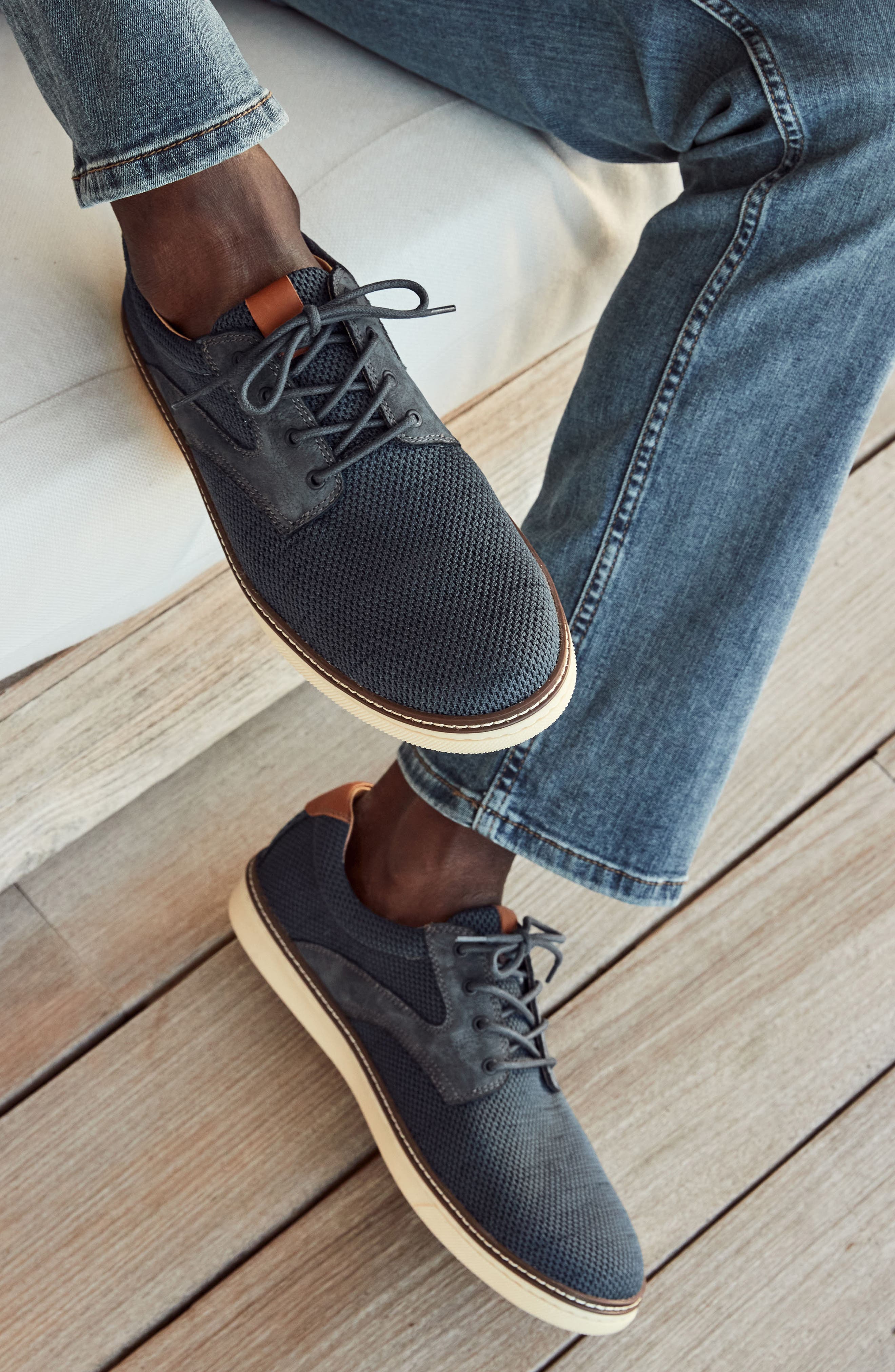 Johnston & Murphy Herren McGuffey 2 Sneaker – Aus Vollnarbenleder, Mit XC Foam-Dämpfung & Gummisohle