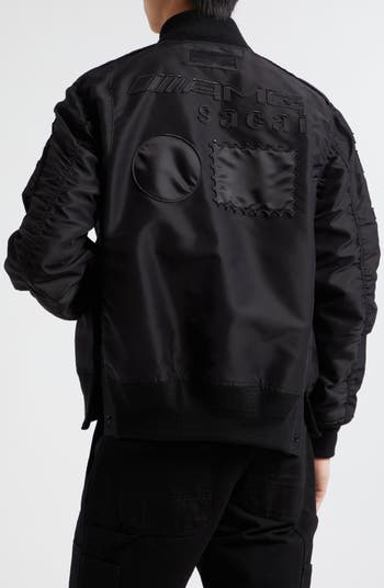 AMG Patch Nylon Bomber Jacket