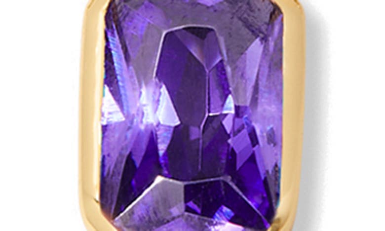 Brook & York Mackenzie Birthstone Bracelet In Gold - February