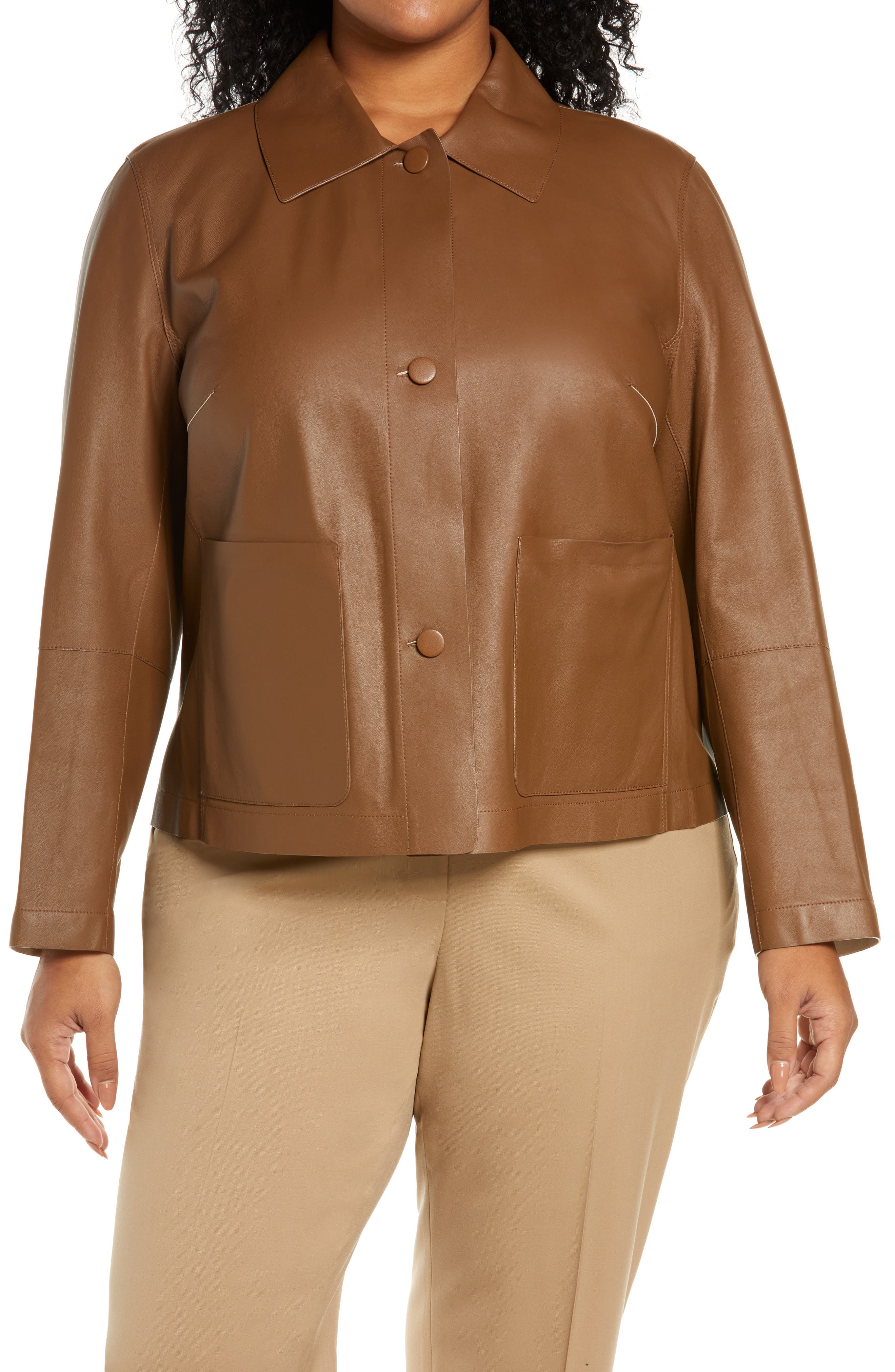 nordstrom leather jacket women's