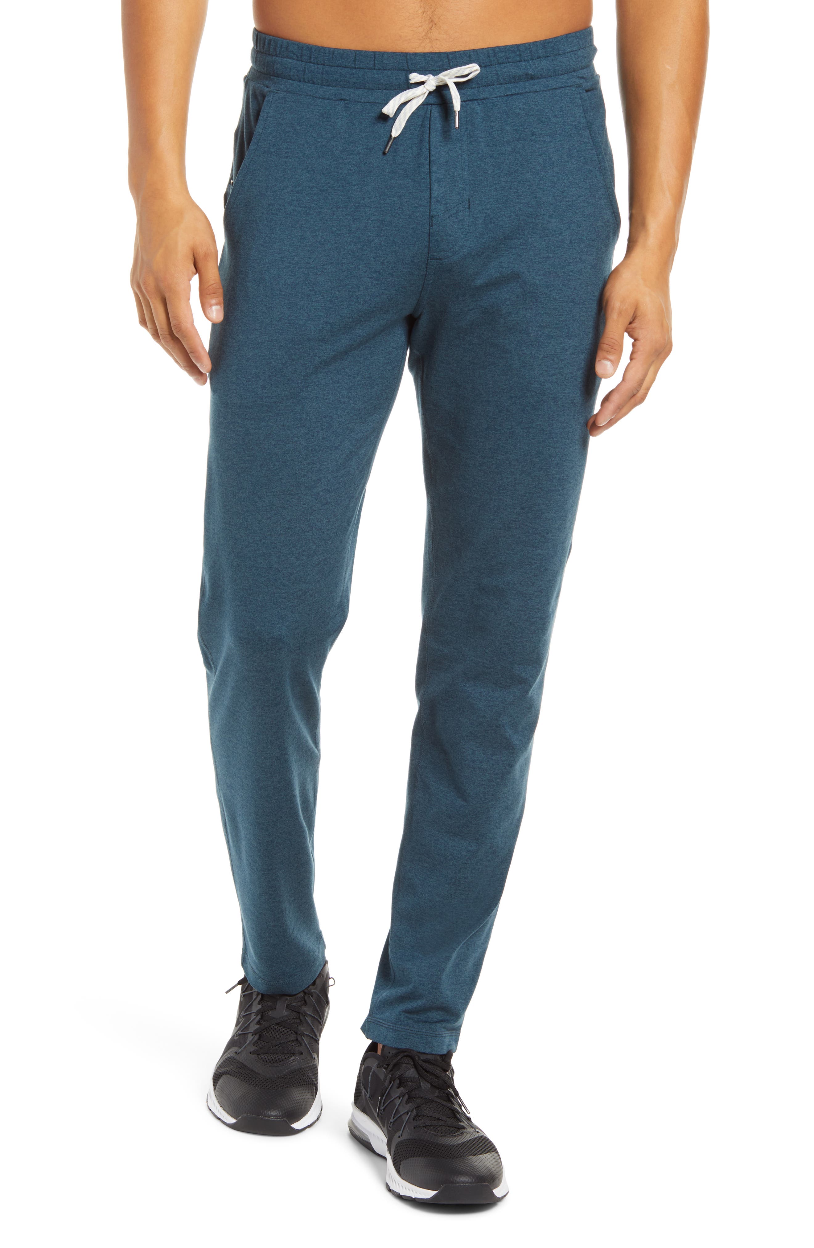 mens navy blue joggers