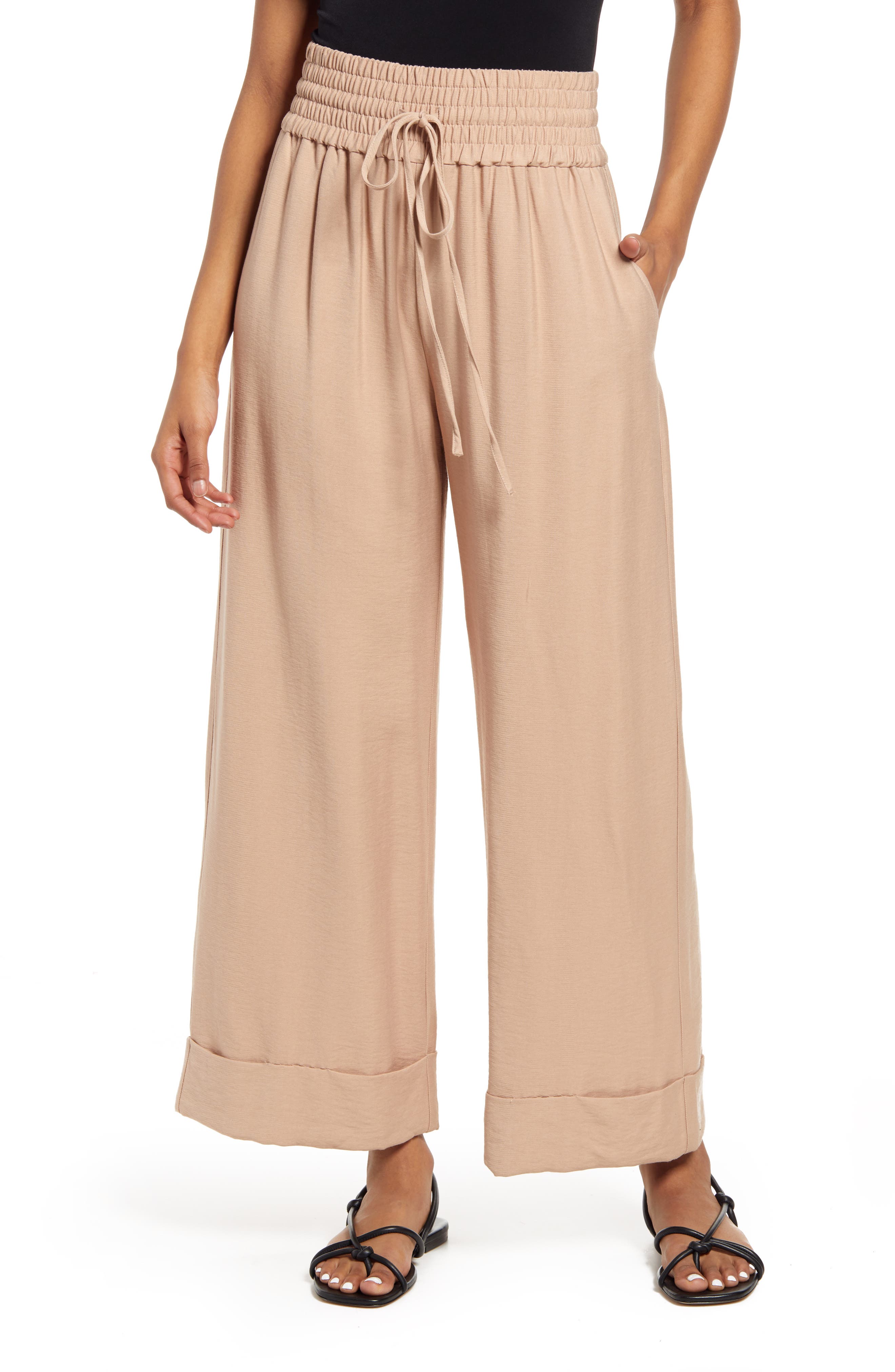 Open edit wide leg pants Clearance