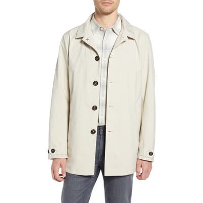 Save The Duck Recycled Waterproof Rain Jacket, Ivory
