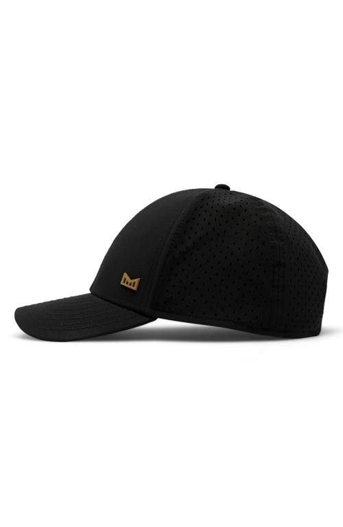Melin A-game Icon Hydro Performance Snapback Hat In Black/gum