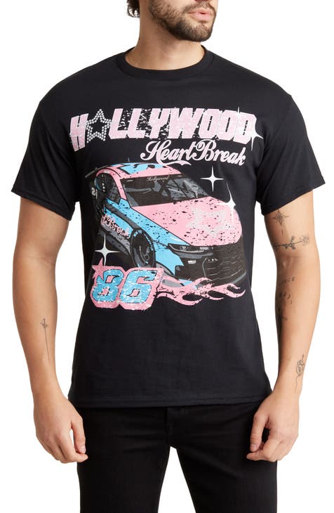 Hollywood Racing Cotton Graphic T-Shirt