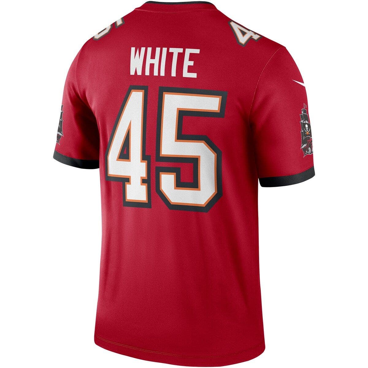 Nordstrom Men Sport & Swimwear Sportswear Sports Tops Mens Devin White Red Tampa Bay Buccaneers Player Game Jersey at Nordstrom 