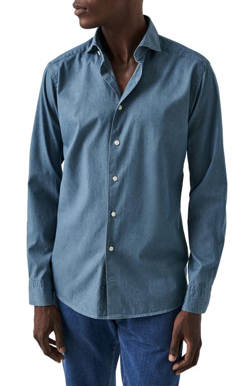 ETON ETON SLIM FIT CHAMBRAY SHIRT 