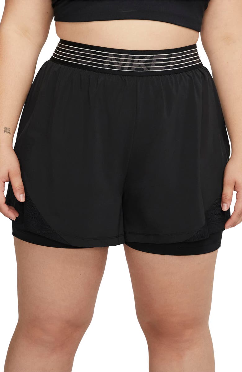 Download Nike Pro Flex 2-in-1 Woven Shorts (Plus Size) | Nordstrom