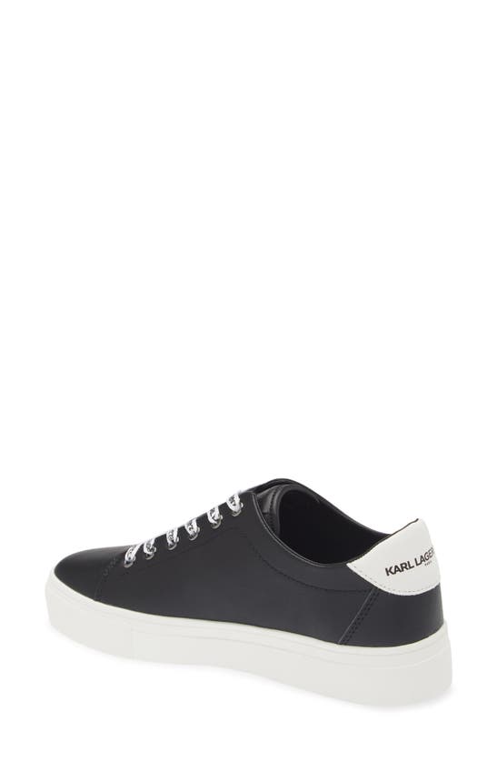 Shop Karl Lagerfeld Paris Cylie Low Top Sneaker In Black