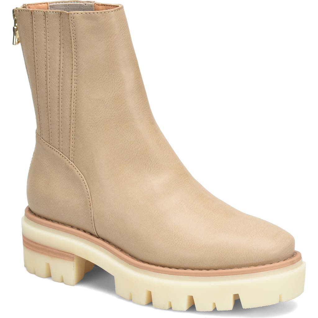 Korks Vivi Lug Sole Boot In Cream