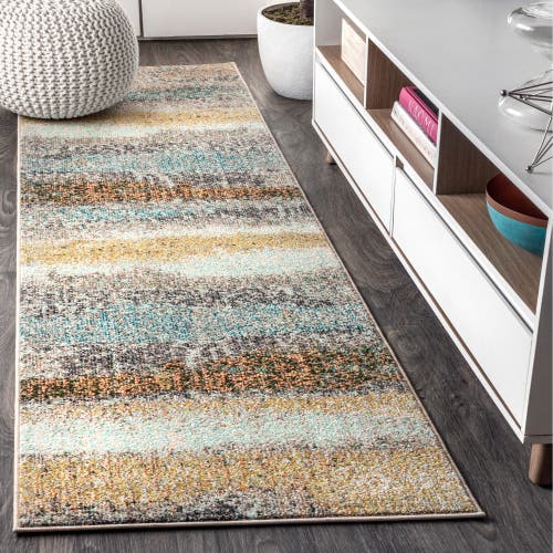 Jonathan Y Contemporary Pop Modern Abstract Vintage Area Rug In Cream/yellow