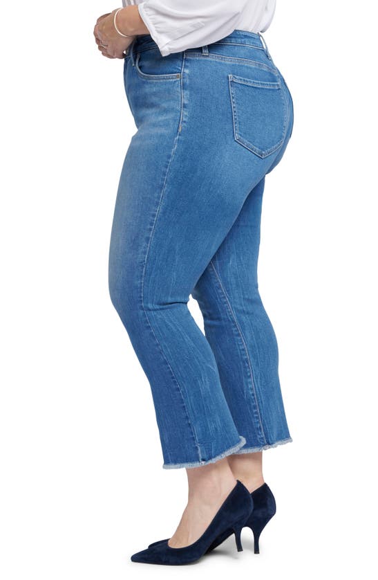 Shop Nydj Barbara Fray Hem Ankle Bootcut Jeans In Fairmont