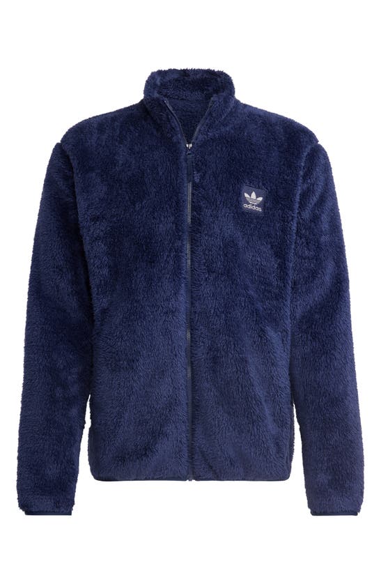 ADIDAS ORIGINALS ESSENTIAL FLUFFY FLEECE JACKET