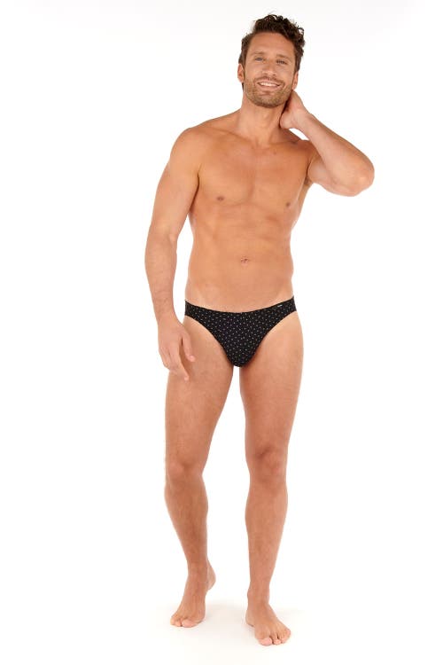 Shop Hom Max Comfort Micro Briefs In Black