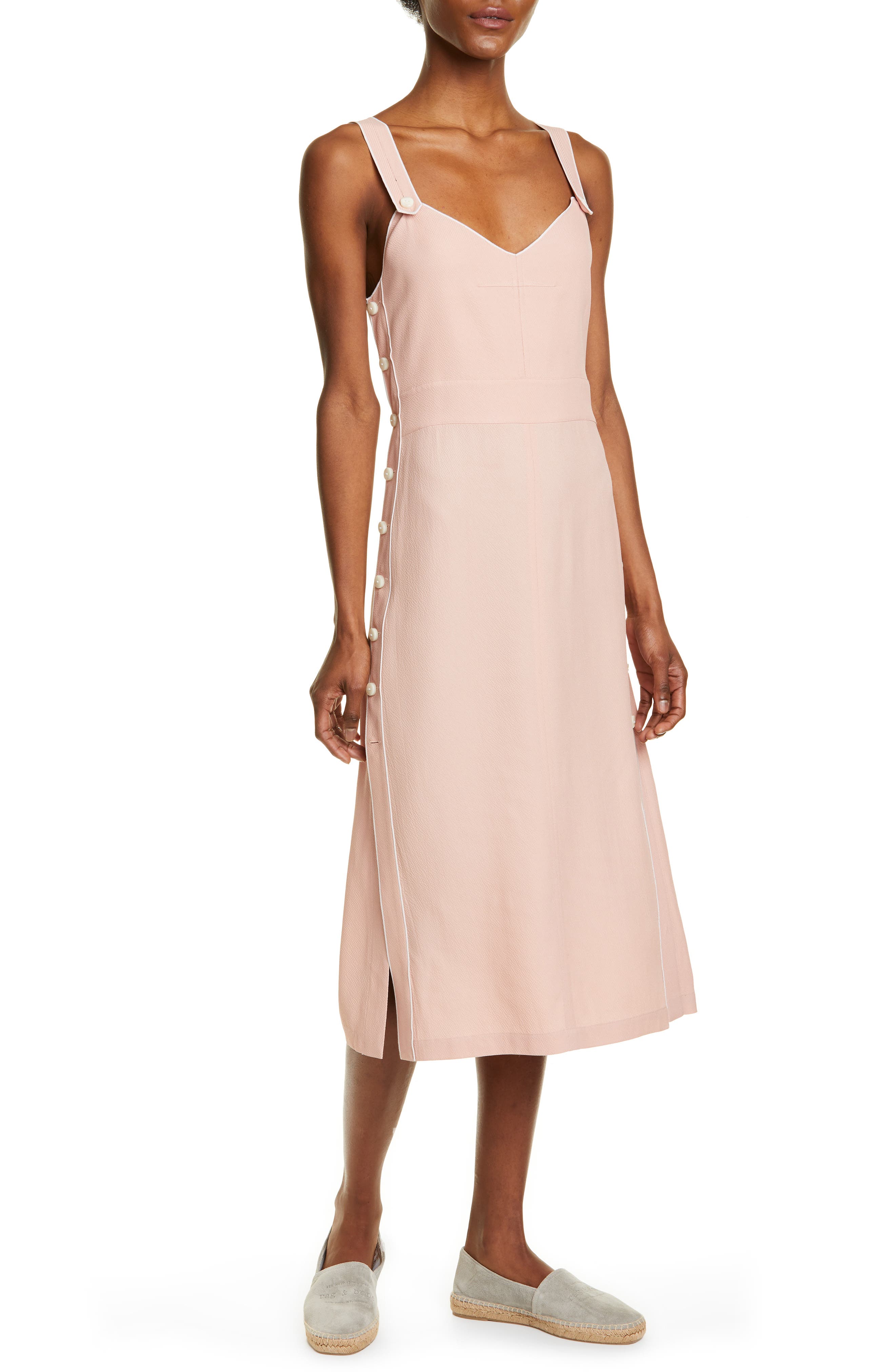 Rag & Bone Tia Midi Sundress, Pink