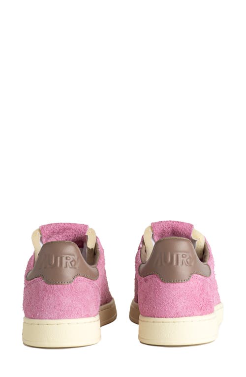 Shop Autry Medalist Low Sneaker In Pink/slate