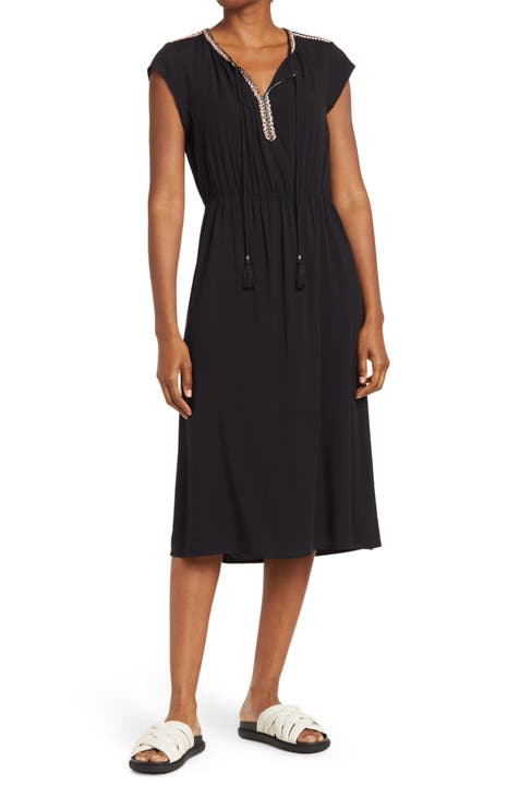 Robe invité de mariage haut-bas sans manches dos nu A-ligne(Vente finale) - FR