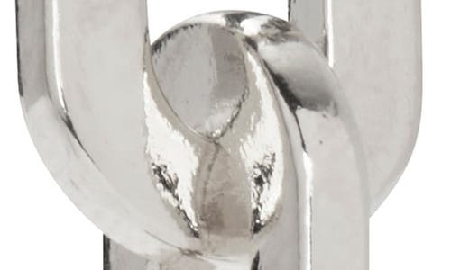 Shop Lady Grey Octagon Drop Earrings In Silver