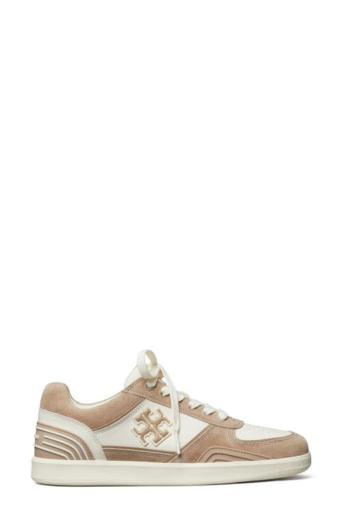 Shop Tory Burch Clover Court Sneaker In New Ivory/cerbiatto