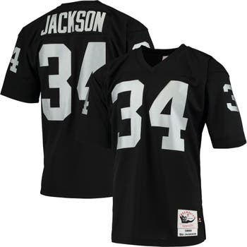 Men's Mitchell & Ness Bo Jackson Black Las Vegas Raiders 1990 Authentic  Throwback Retired Player Jersey