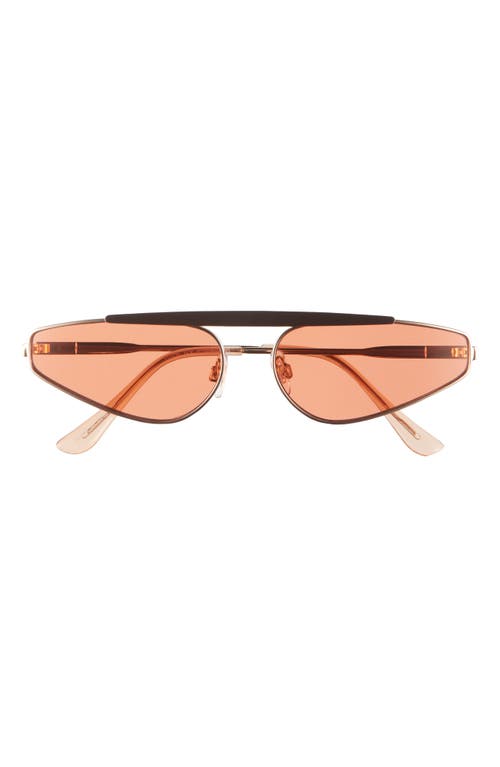BP. Slim Retro Sunglasses in Gold- Orange at Nordstrom