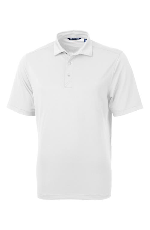 Virtue Eco Piqué Recycled Blend Polo in White