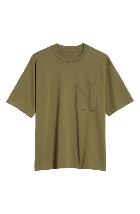 Shop Bp. Oversize Pocket T-shirt In Olive Night