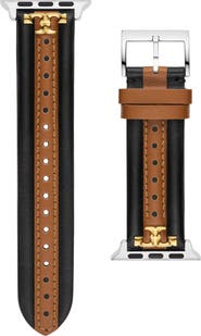 Tory Burch The Kira Leather 20mm Apple Watch Watchband Nordstrom