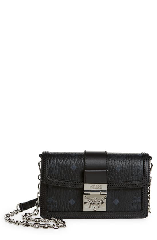 Mcm Gretl Mini Visetos Monogram Crossbody Bag In Black ModeSens