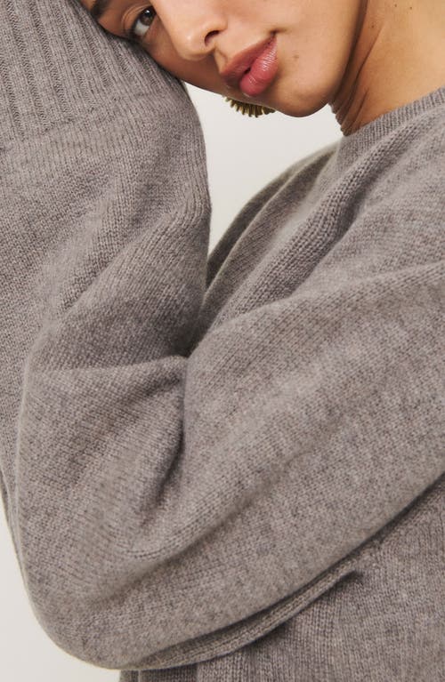 Reformation Calloway Regenerative Wool Crew In Dormouse