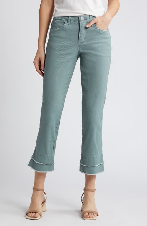 Wit & Wisdom 'Ab'Solution High Waist Double Hem Kick Flare Jeans Dusty Slate at Nordstrom,