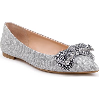 Jewel Badgley Mischka Zanna Flat