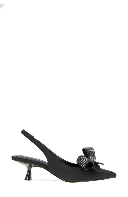 BCBG BCBG KASTI SLINGBACK POINTED TOE KITTEN HEEL PUMP 