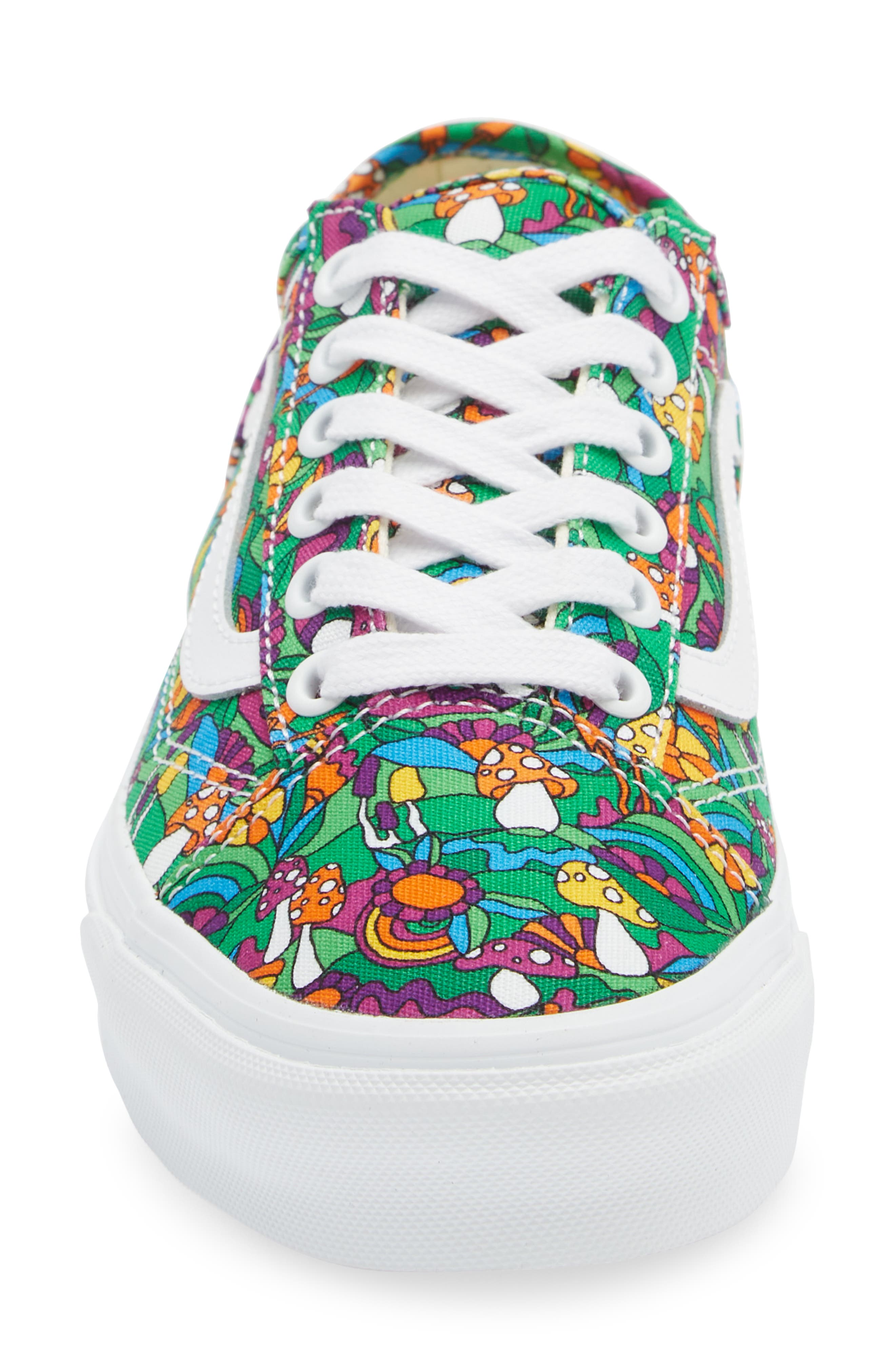 vans floral mushroom shoes