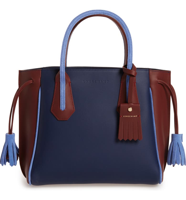 Longchamp Small Penelope Tri-Color Leather Tote | Nordstrom