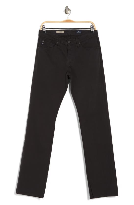 Ag 'protégé Sud' Straight Leg Pants In Dark Grey