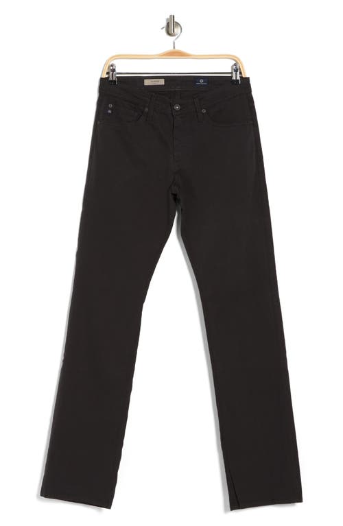 Ag 'protégé Sud' Straight Leg Pants In Black