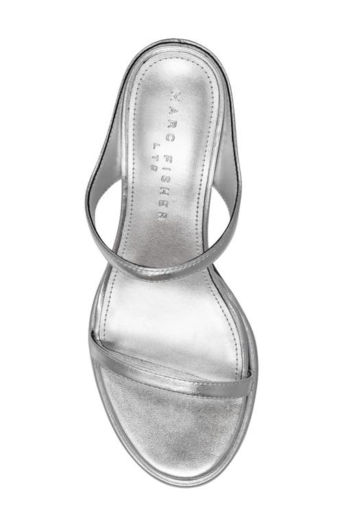 Shop Marc Fisher Ltd Alonde Slide Sandal In Silver