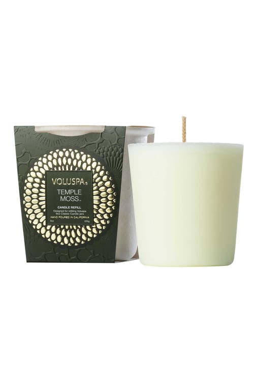 Voluspa Temple Moss Classic Candle Refill 