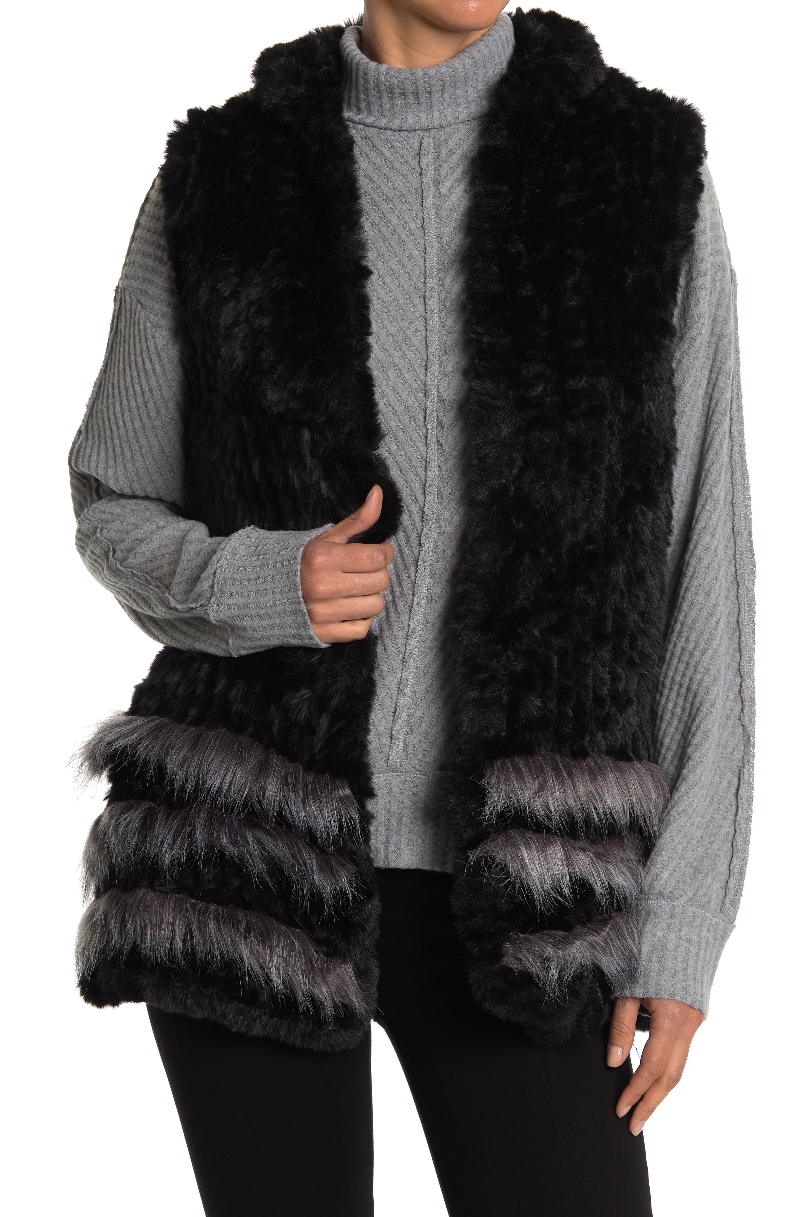 love token fox fur jacket